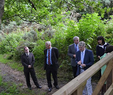 Board at Pease Dean Wildlife Reserve