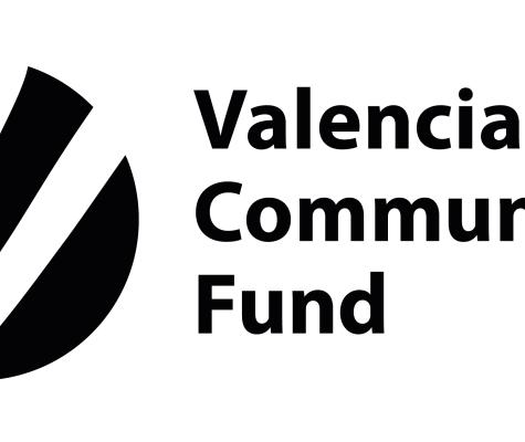 Valencia Communities Fund logo in black in white