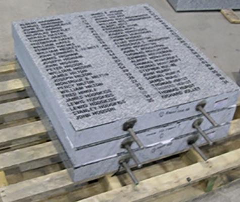 Memorial stones