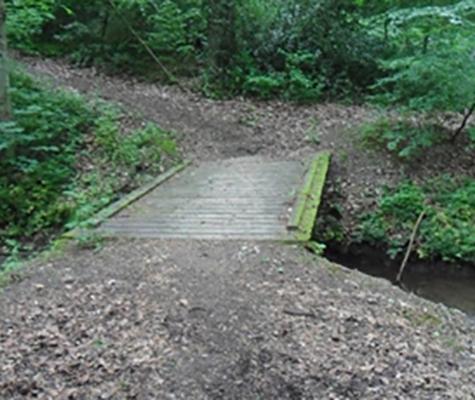 Wooden bridge